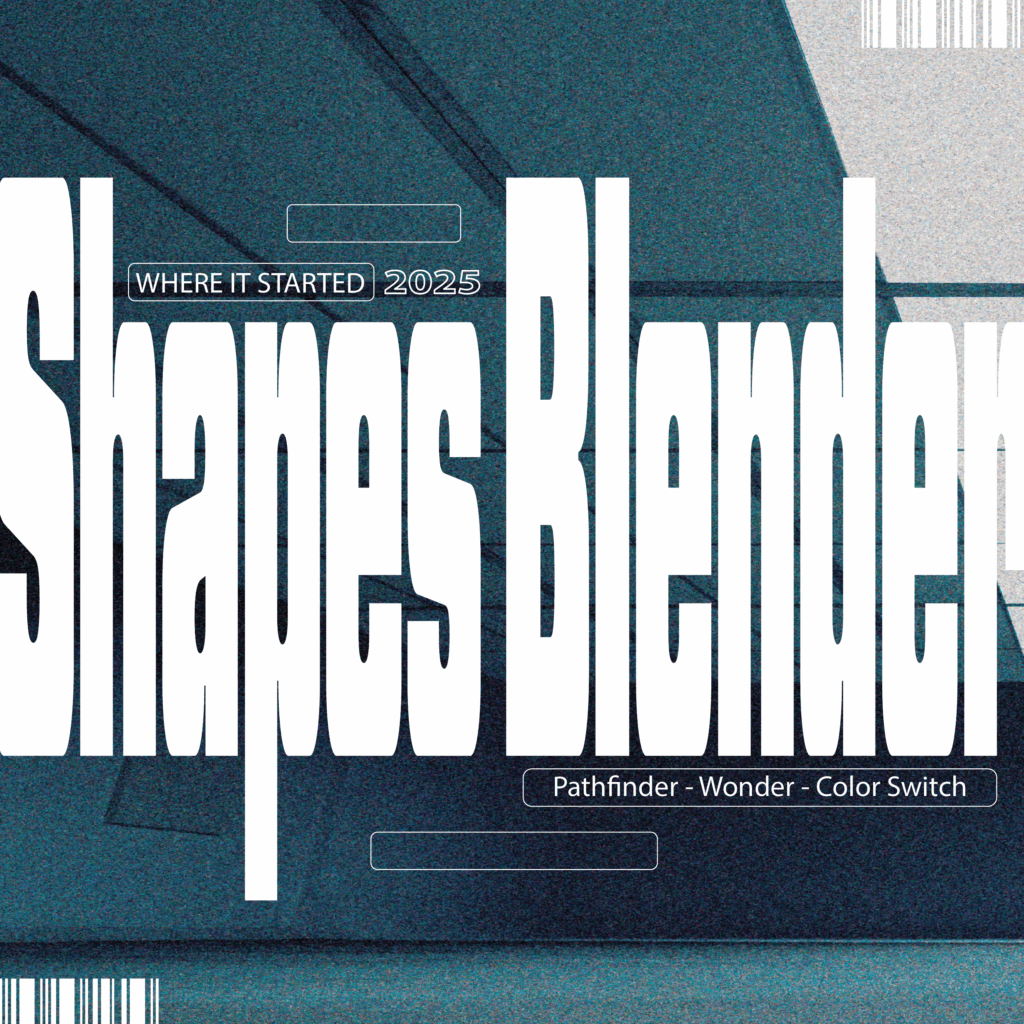 Shapes Blender Cover Art Shapes blender cover art