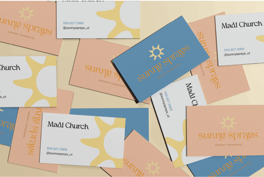 Sunny sprays business cards
