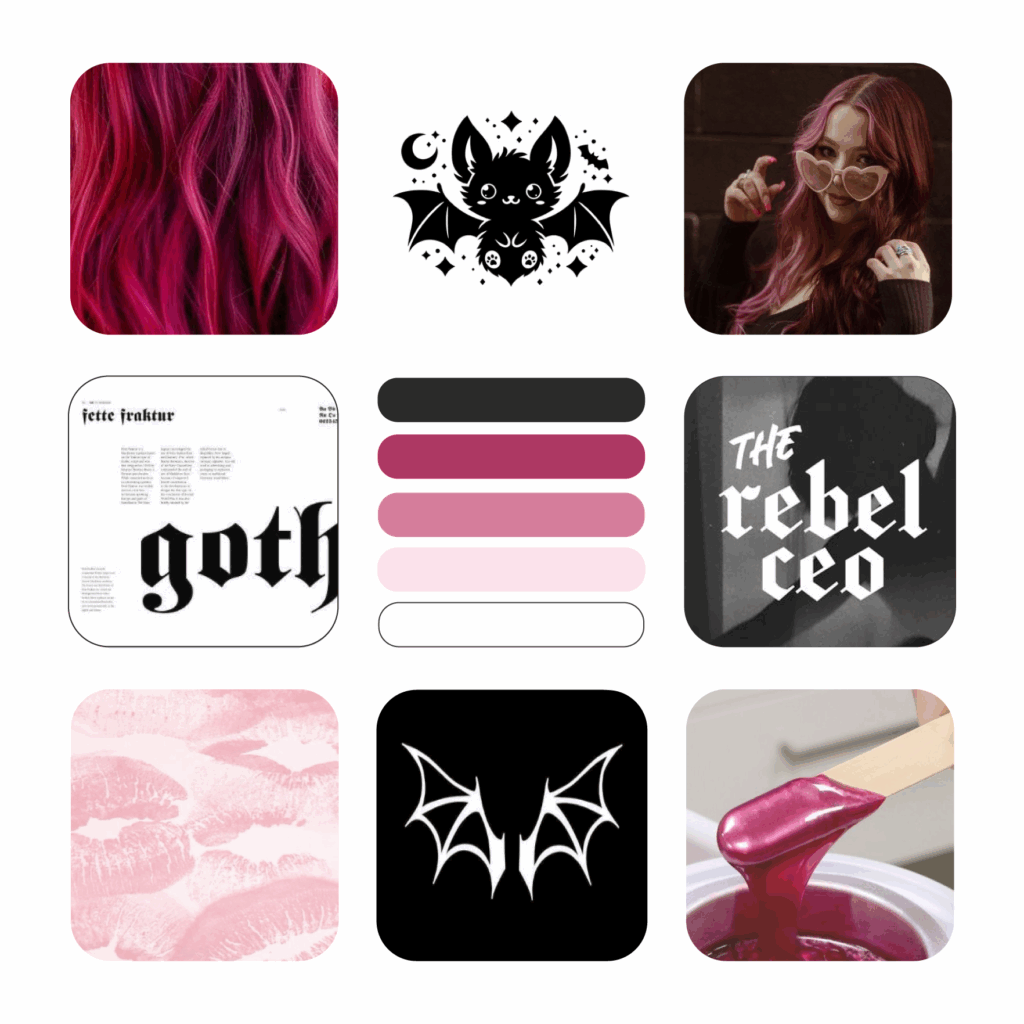 Black Bat Beauty Moodboard